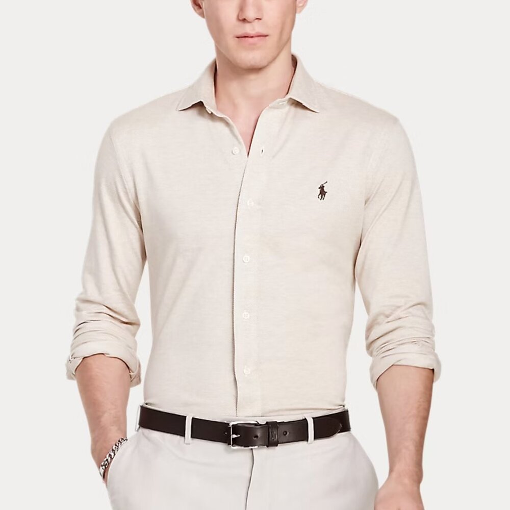 Ralph Lauren Tan Button-Down - sz M